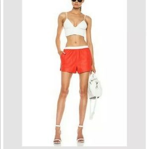Alexander Wang Leather Boxer Short